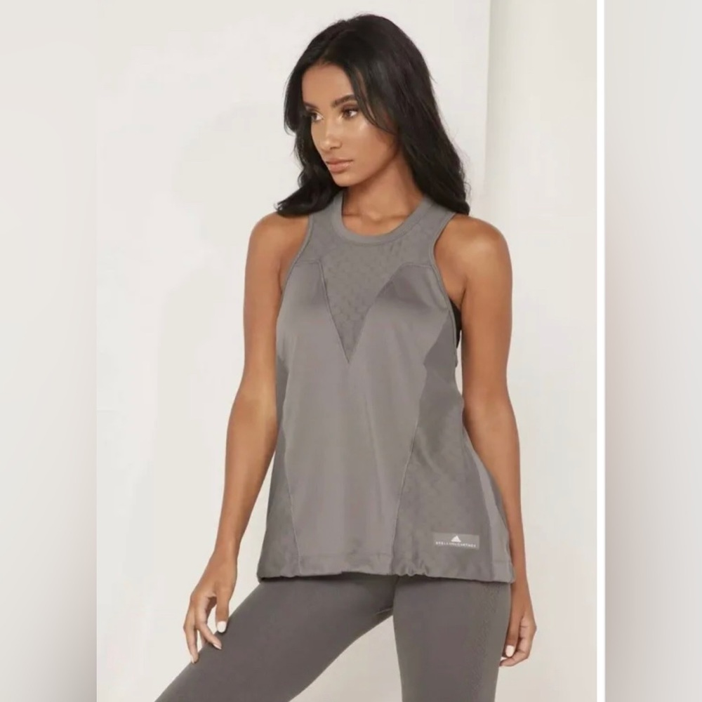 Stella McCartney x Adidas Studio Explorer gray tank top